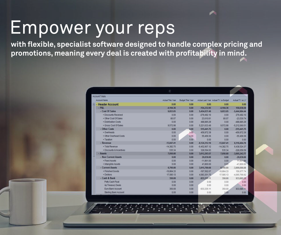 screenshot of Gaina Core ERP System